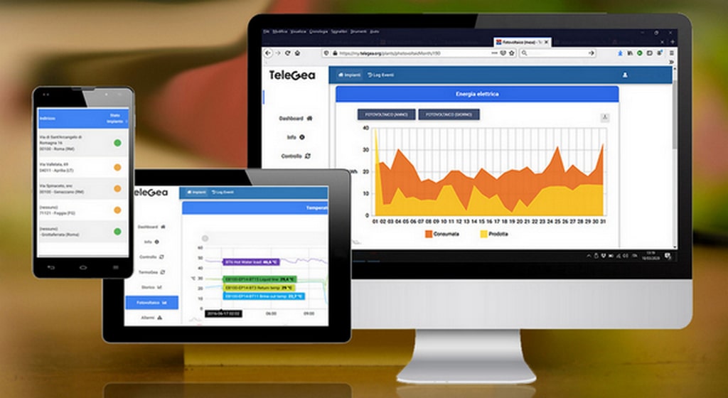 Web server integrato per i sistemi di termoregolazione remota