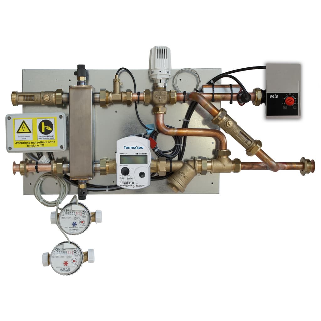Clima satellite Module water and energy metering with thermostatic fixed point