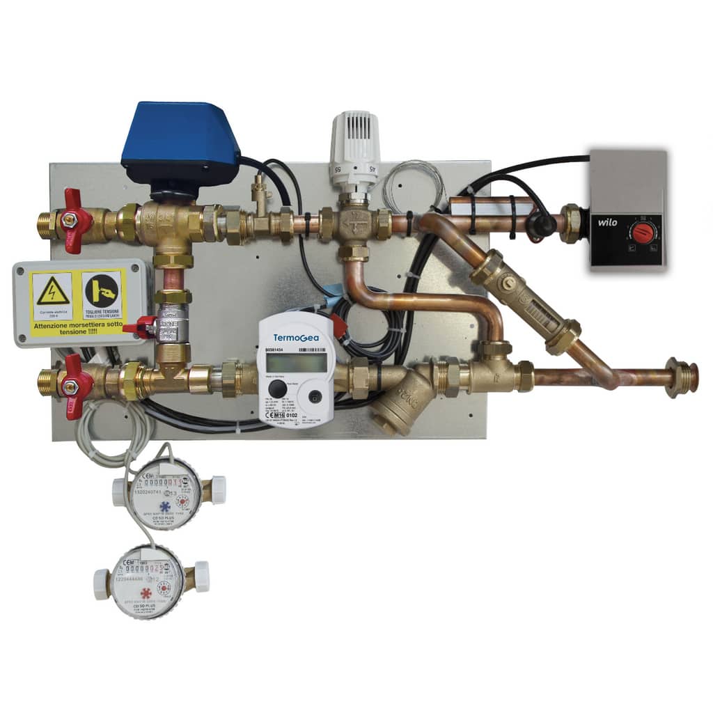 Clima satellite Module water and energy metering with electronic regulator