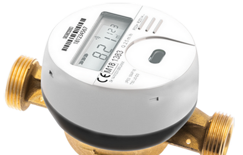 Hot and cold domestic water meters