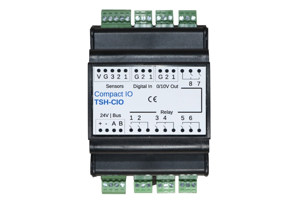 Input output expansion cards for room climate control systems