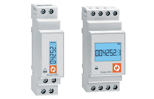 Single phase and three phase electrical energy meters