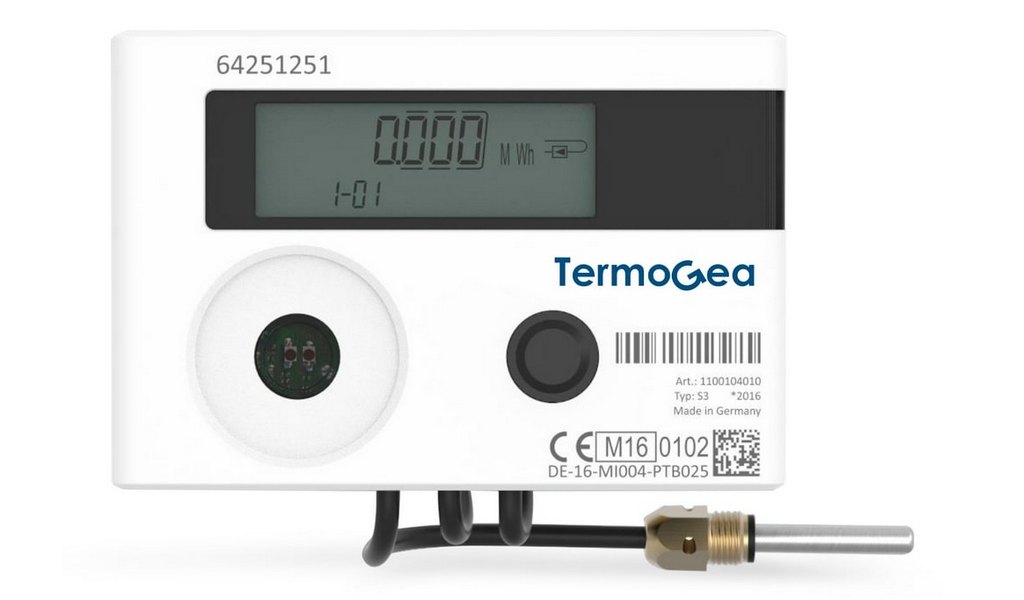 Thermal energy meters with single jet and M-BUS port