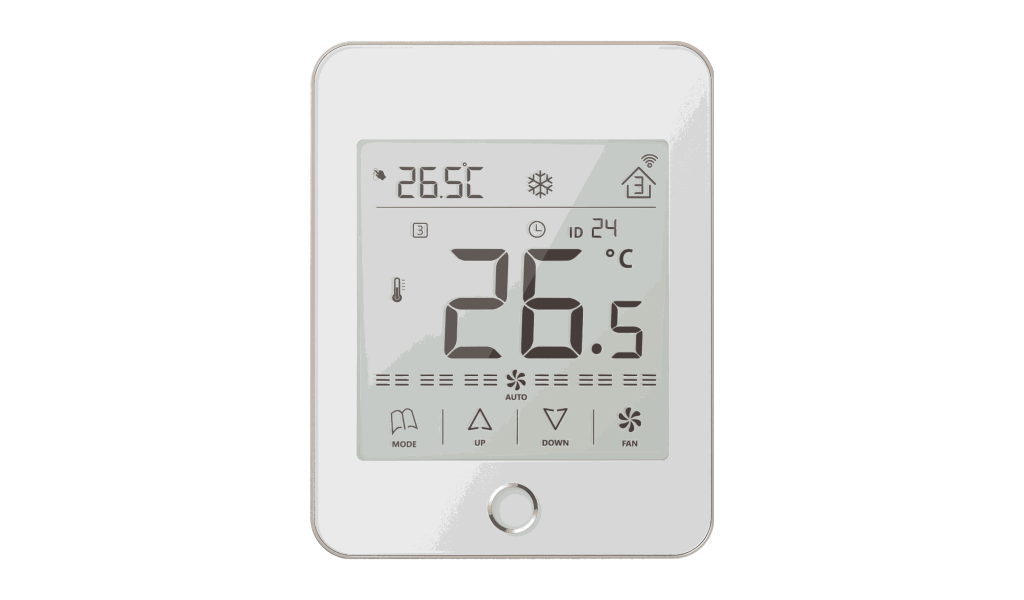 LCD wall mountet thermostat box 503 mounting with themperature probe.