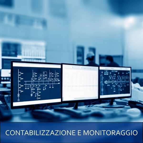 Contabilizzazione e monitoraggio dell'energia elettrica, termica e dell'acqua.