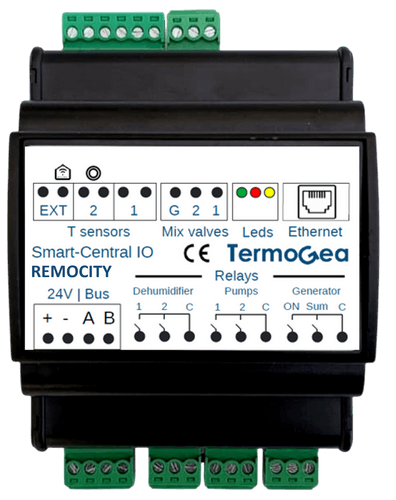 Centralina di termoregolazione Remocity.