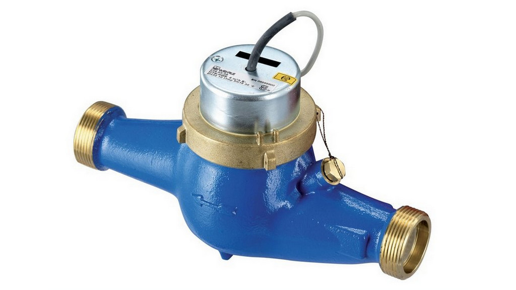 Multi Jet dry dial DCW flow meter.